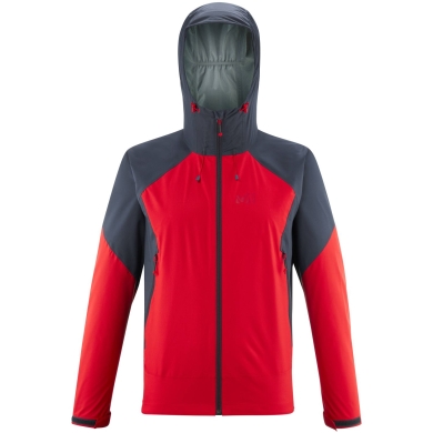 Millet Functional Hiking Jacket Fitz Roy III (waterproof, windproof, unlined, breathable) red Men